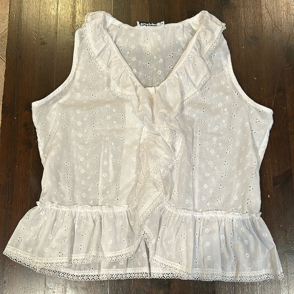 El Corte Ingles Women’s White Blouse Size 50